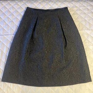 BCBG MAXAZRIA Black A Line Skirt Size 10 Zipper - Hook & Eye Closure